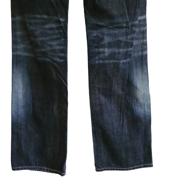 REMETEE Destructed Destroyed Straight Fit Jeans 04RS401 Men's 33‎ x 33 - Picture 10 of 16